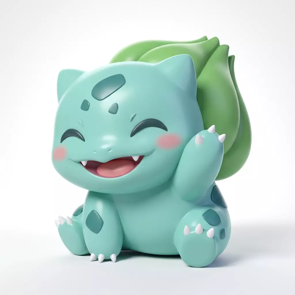 Pokemon Bulbasaur Cute 3D Printable STL 3D print model