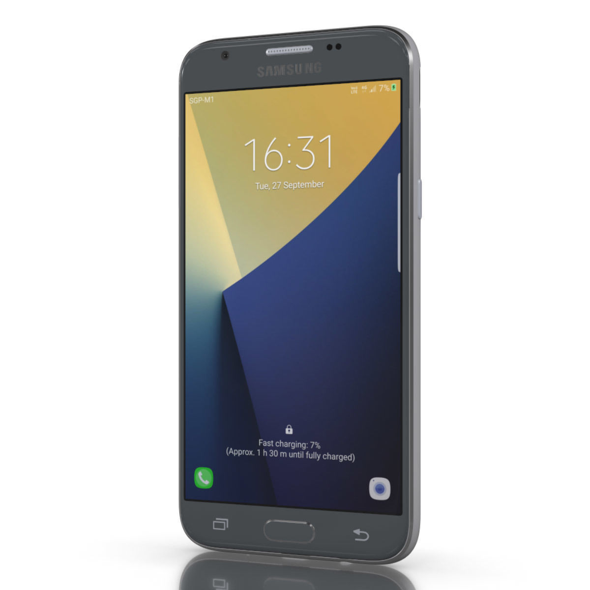 Samsung Galaxy J3 2017 for Element 3D 3D model_2