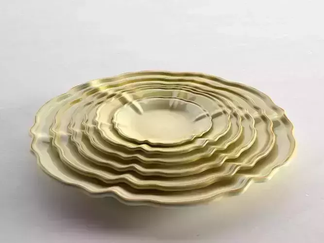 Stack of Plates by Enza Fasano