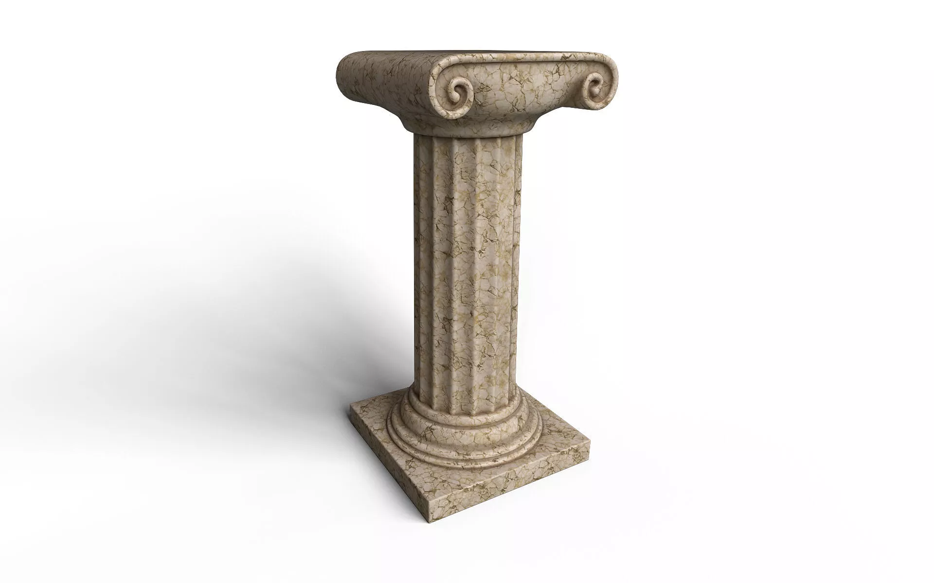 Antique Columns Low-poly 3D model