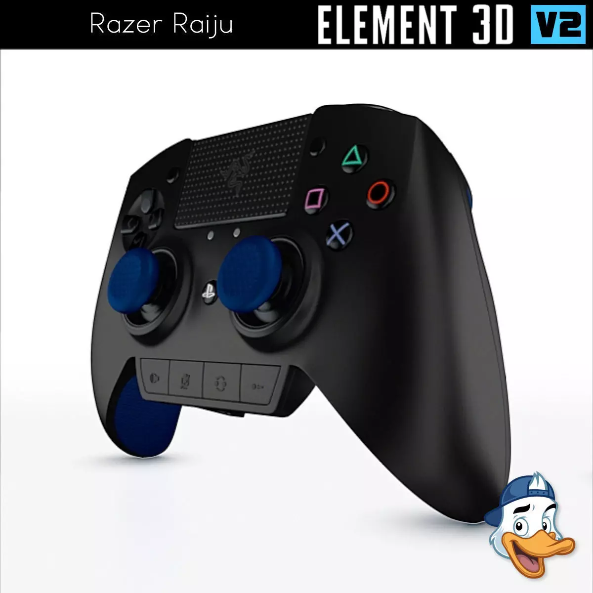 Razer Raiju for Element 3D 3D model_0