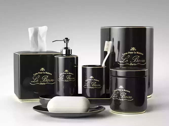 Le Bain Accessories Collection Black