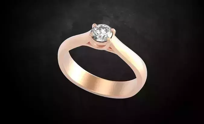 Ring with stones for girls