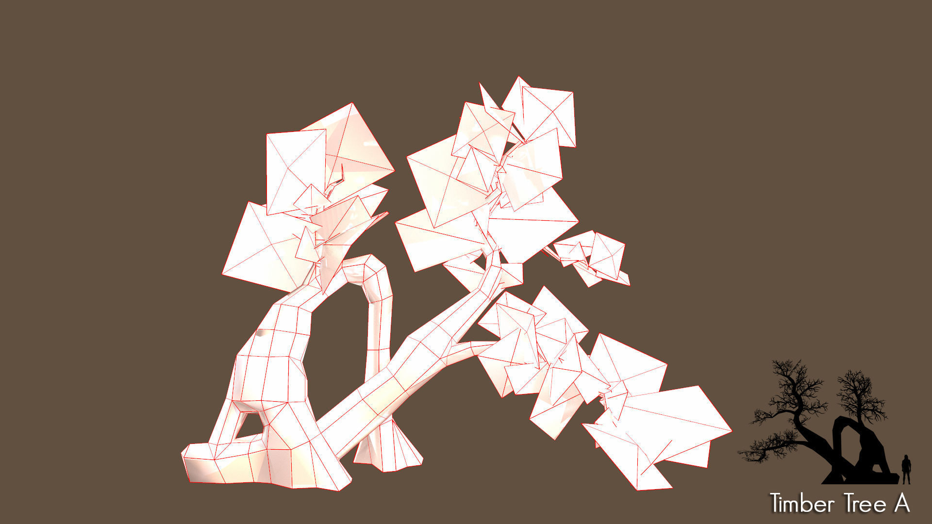 Low Poly Tree Pack Low-poly 3D model_57