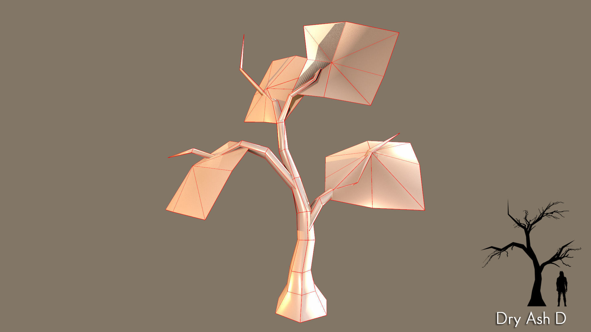 Low Poly Tree Pack Low-poly 3D model_21
