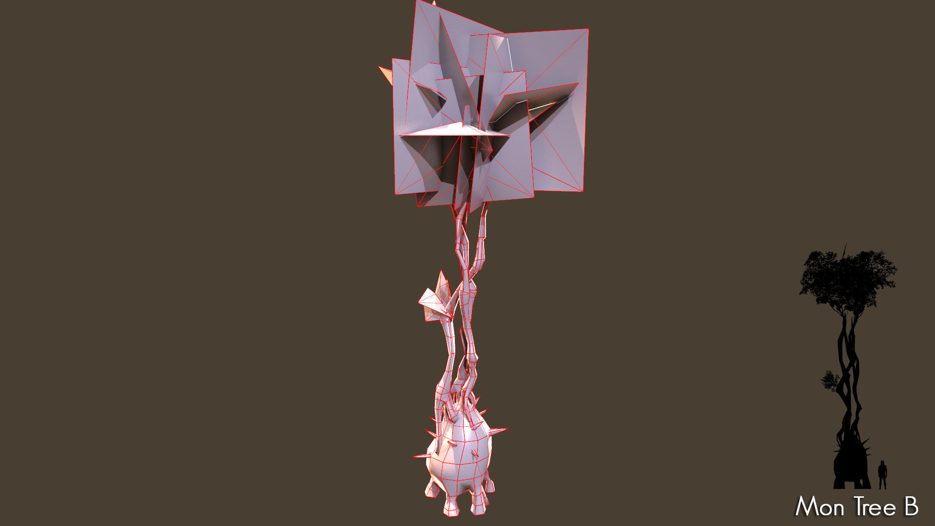 Low Poly Tree Pack Low-poly 3D model_45