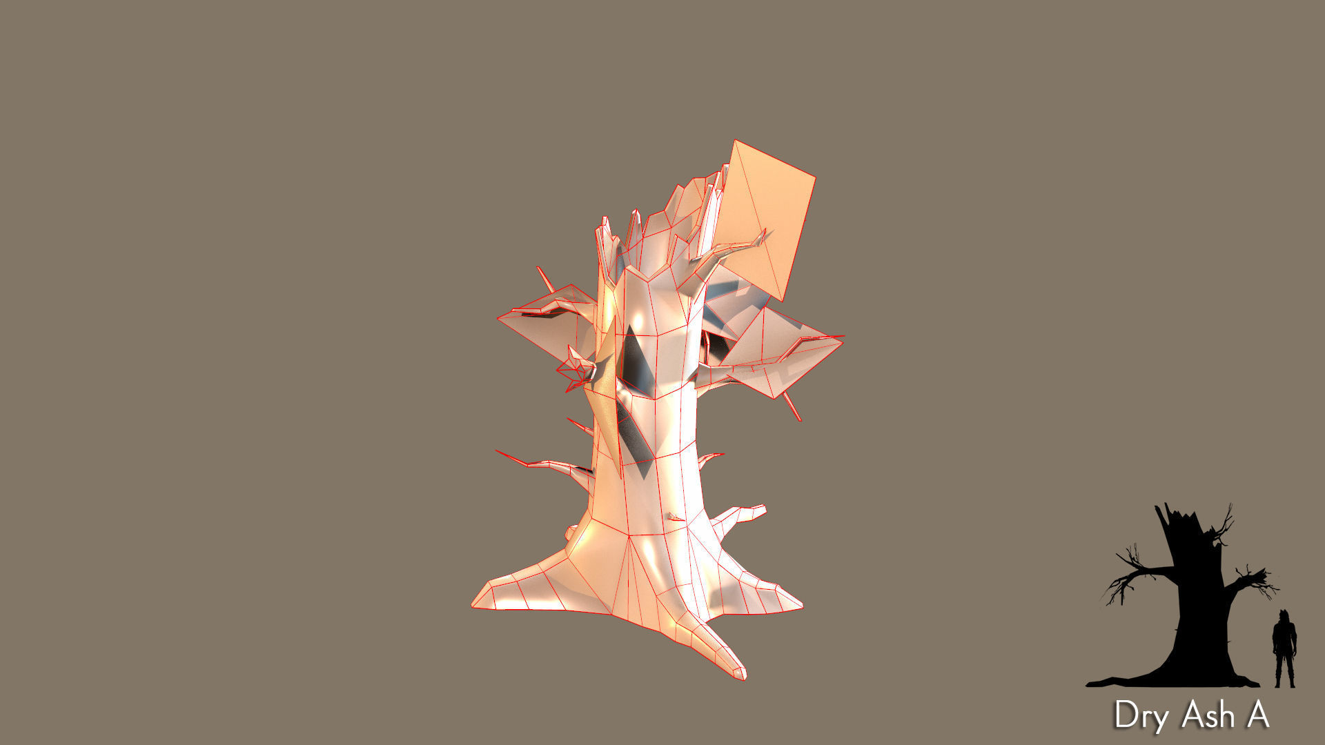 Low Poly Tree Pack Low-poly 3D model_15