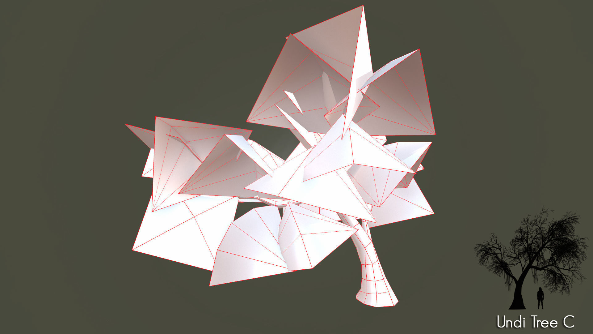 Low Poly Tree Pack Low-poly 3D model_71