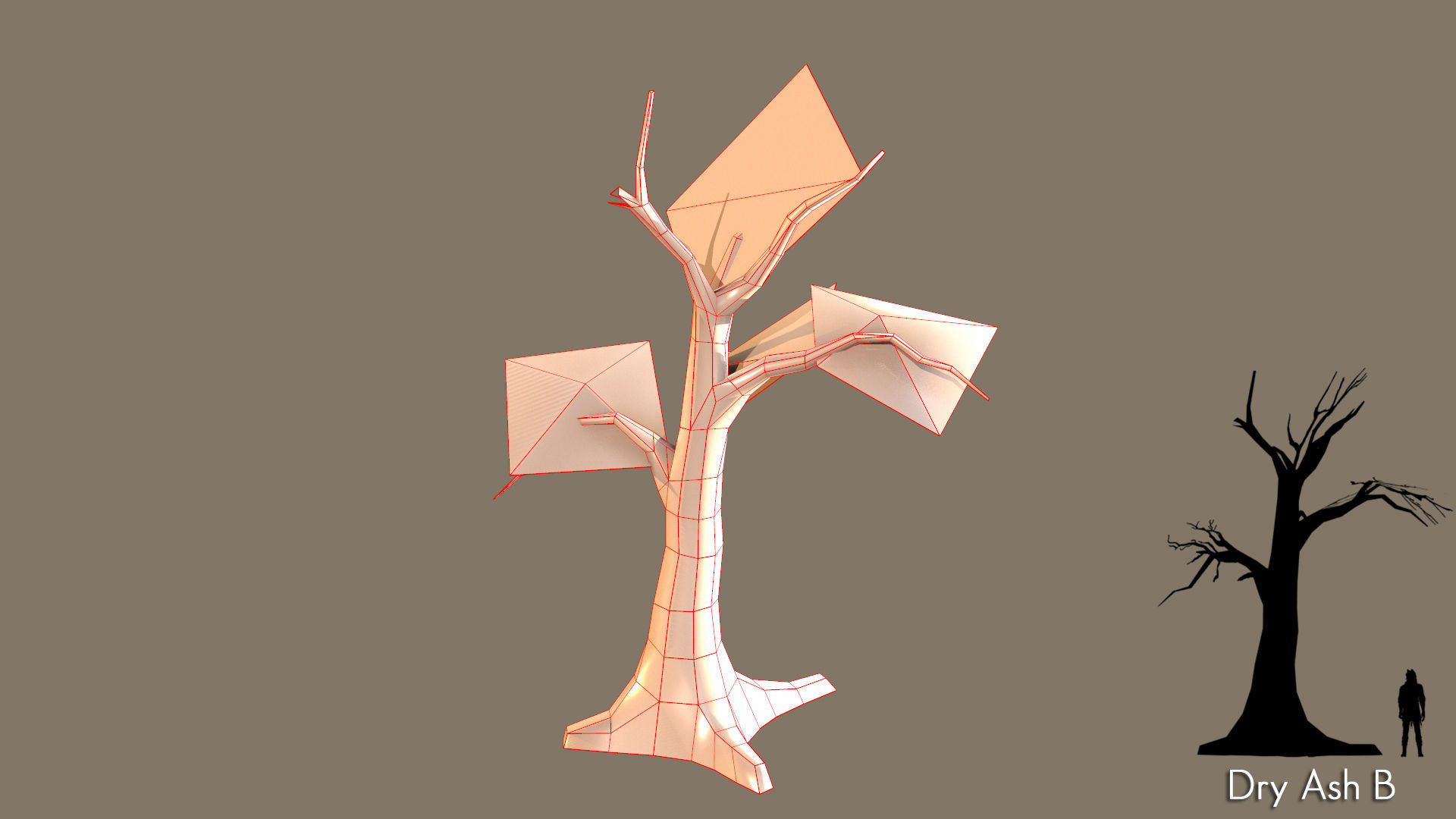 Low Poly Tree Pack Low-poly 3D model_17