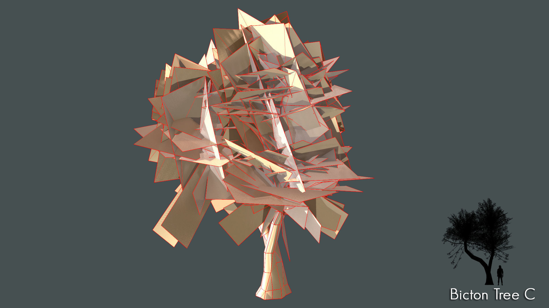 Low Poly Tree Pack Low-poly 3D model_7