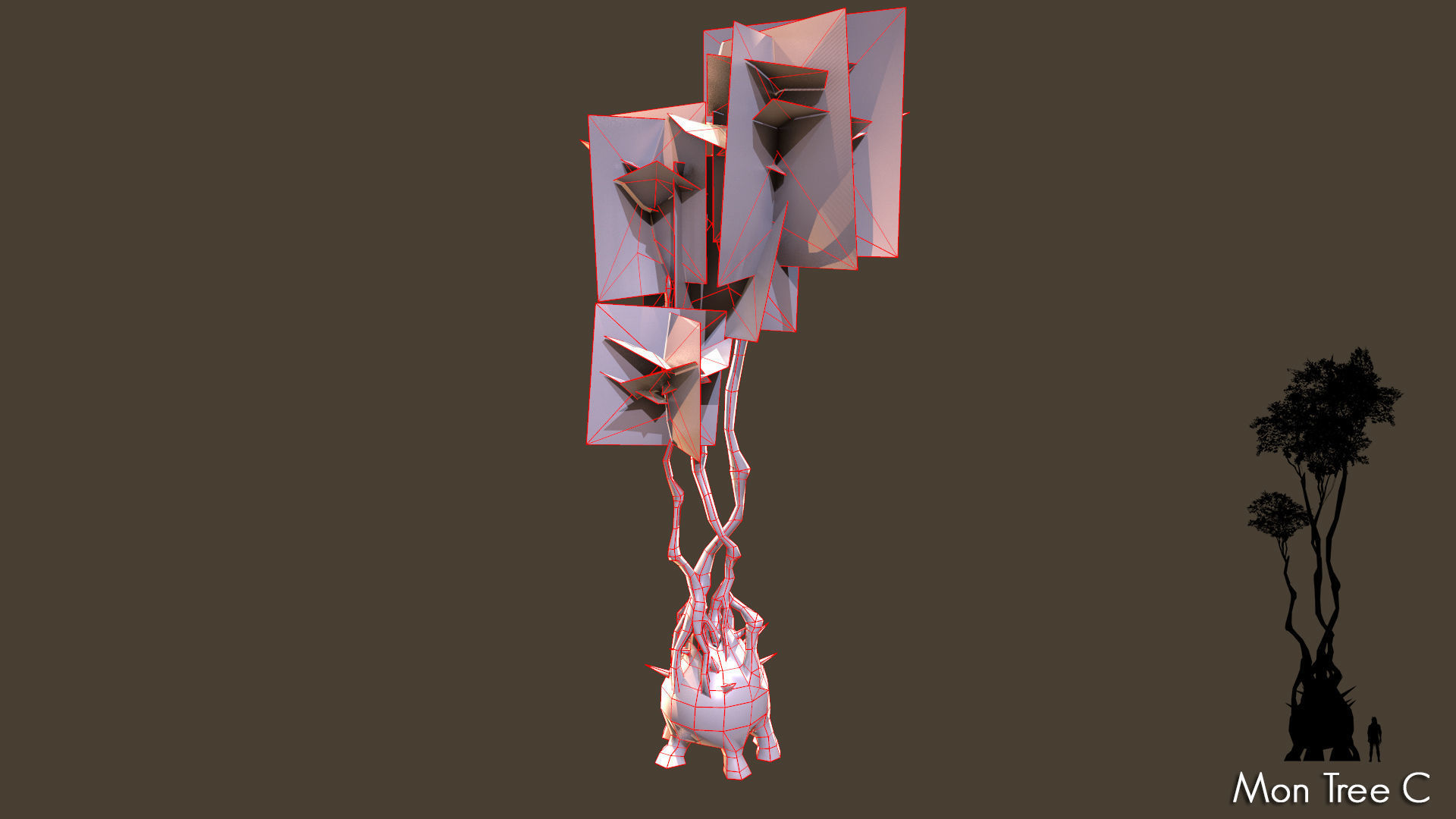 Low Poly Tree Pack Low-poly 3D model_47