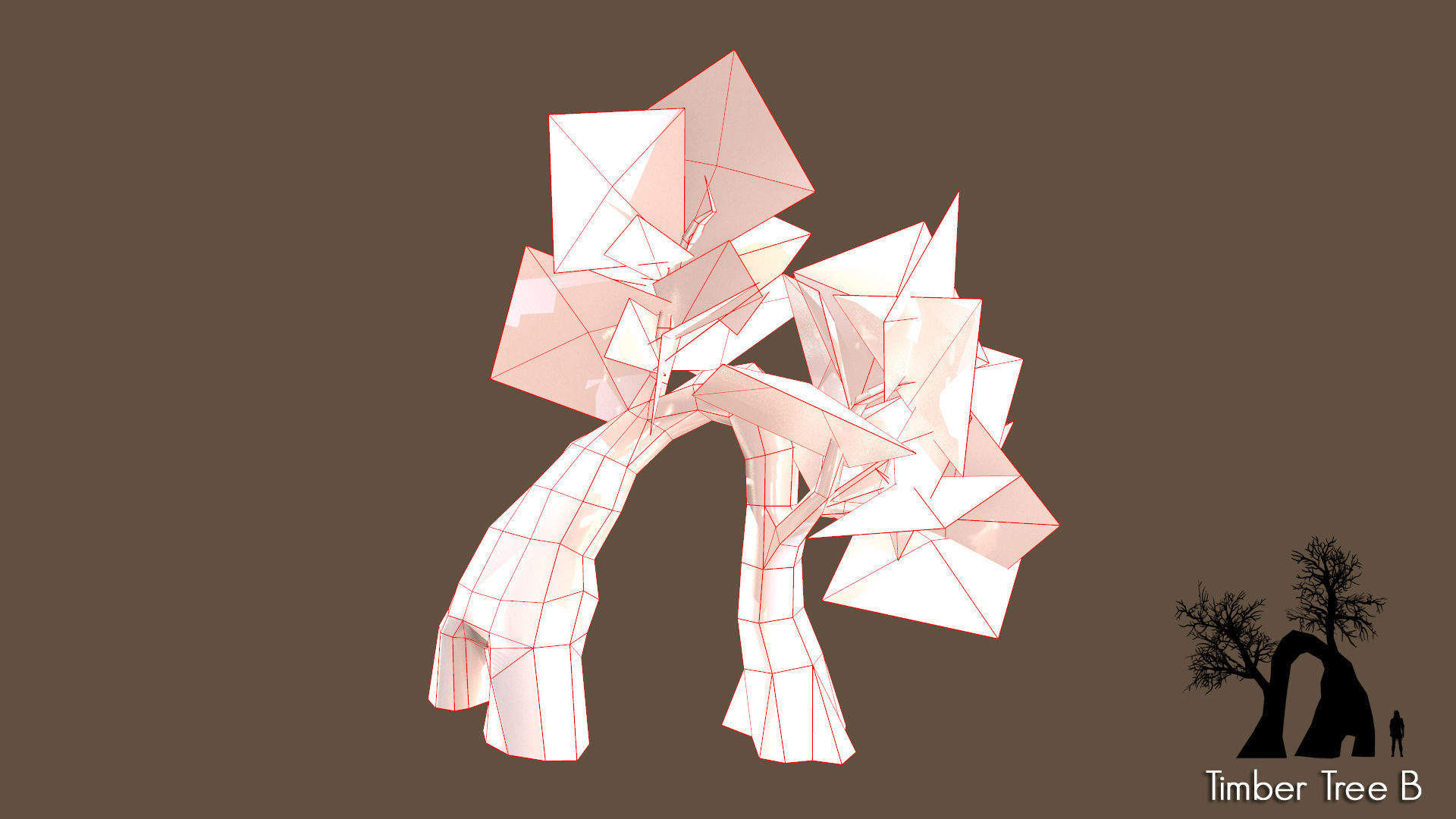 Low Poly Tree Pack Low-poly 3D model_59