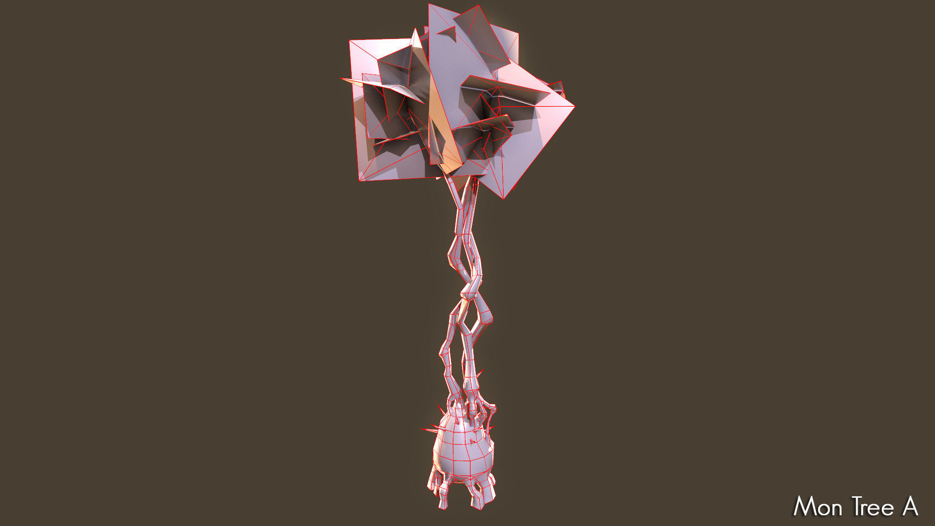 Low Poly Tree Pack Low-poly 3D model_43