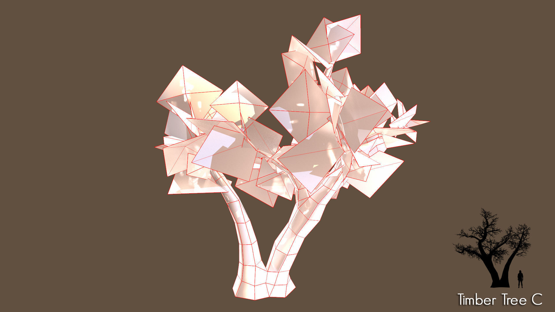 Low Poly Tree Pack Low-poly 3D model_61