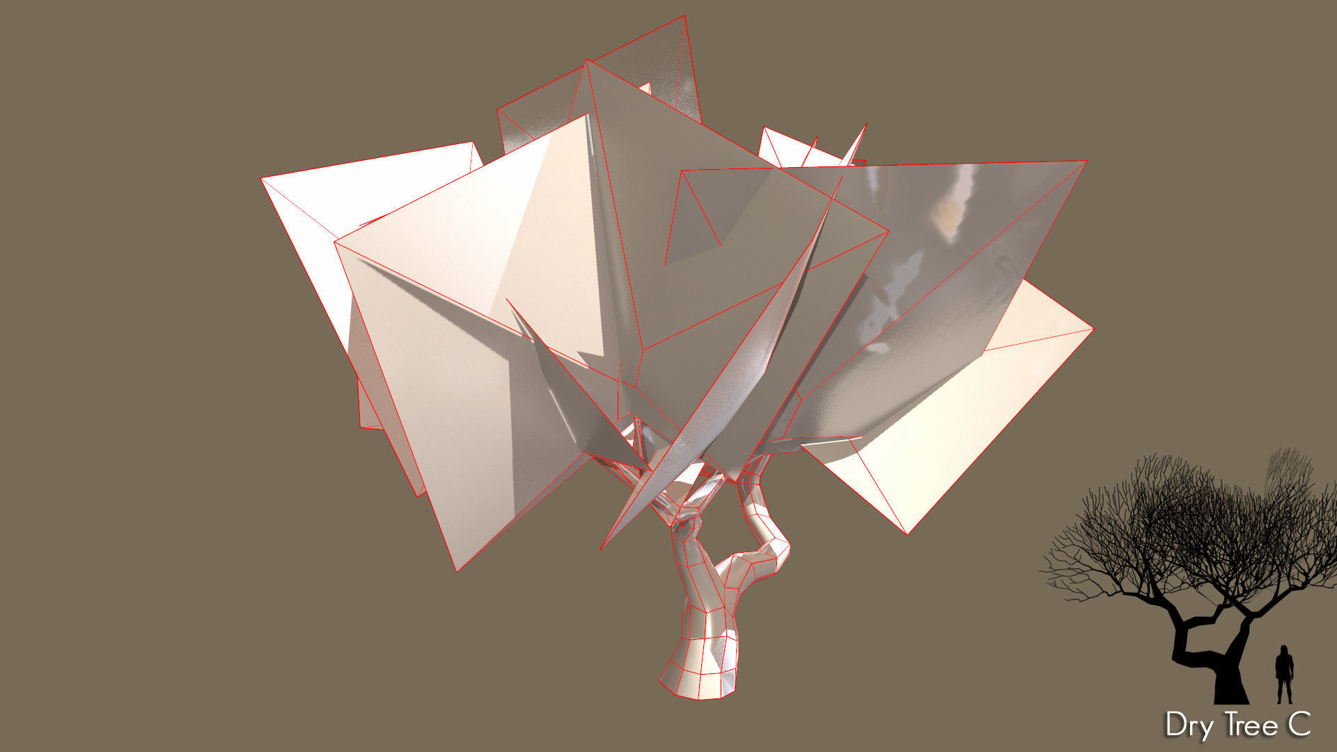 Low Poly Tree Pack Low-poly 3D model_31