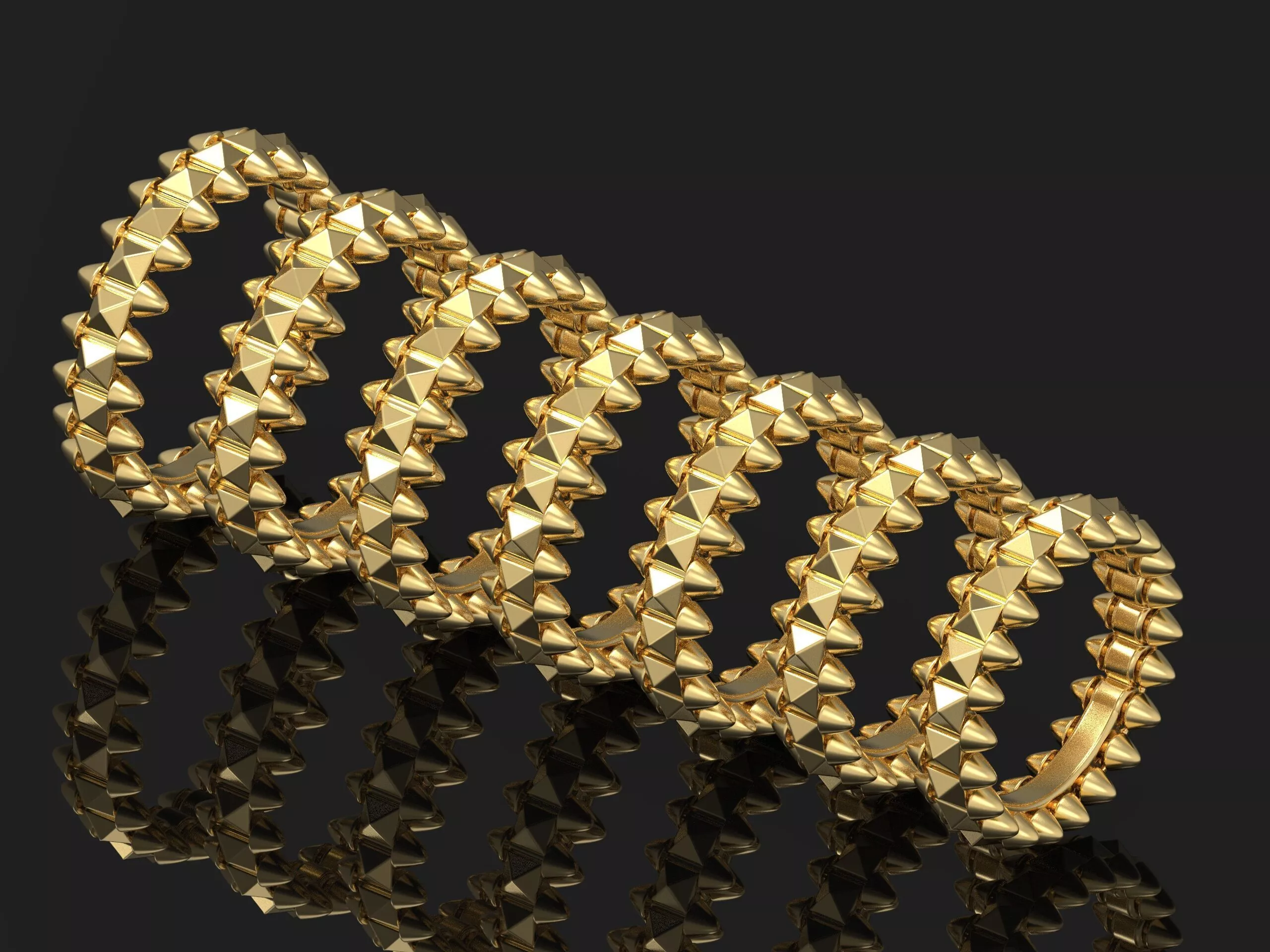 RING SIZE 5 - 10 3D Model Pack