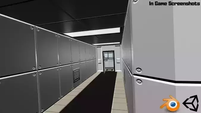 Low Poly Office Level Modular Kit Assets Value Pack Low-poly 3D model