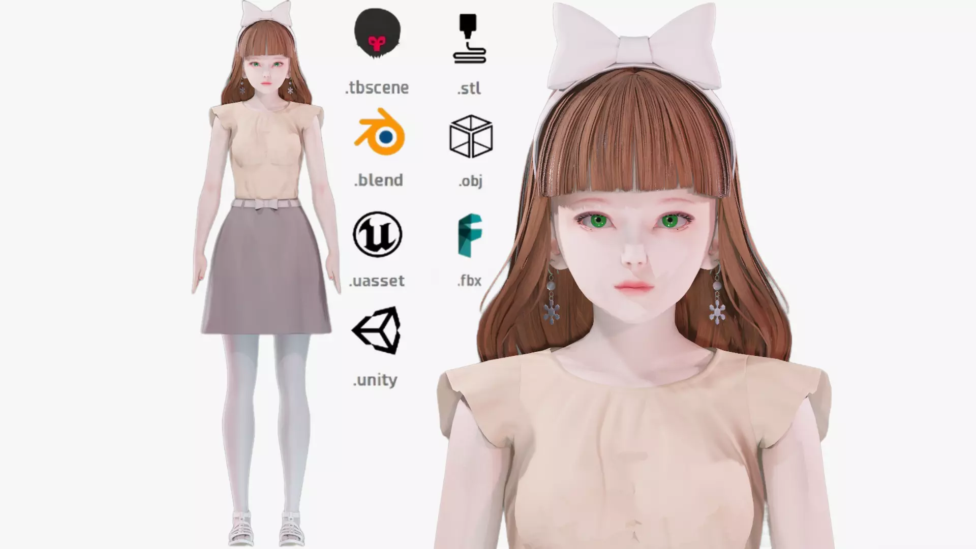 Casual clothes 0022 - Rig - Unreal - Unity - Blender - Animated Low-poly 3D model