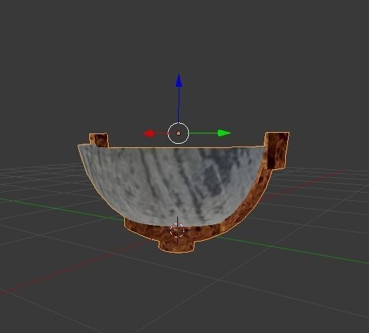 Low Poly Wall Lamp For VR Horror Games Free low-poly 3D model