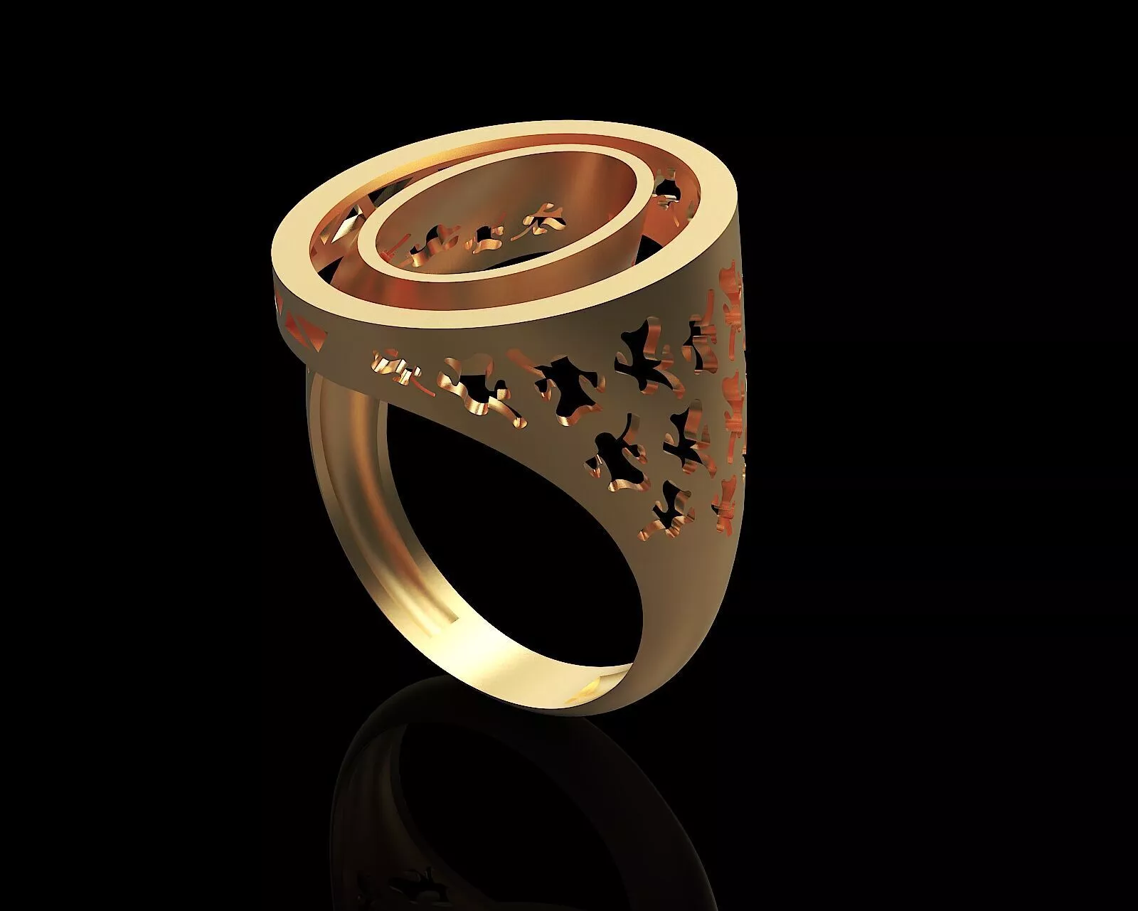 UNIQUE RING 3D print model