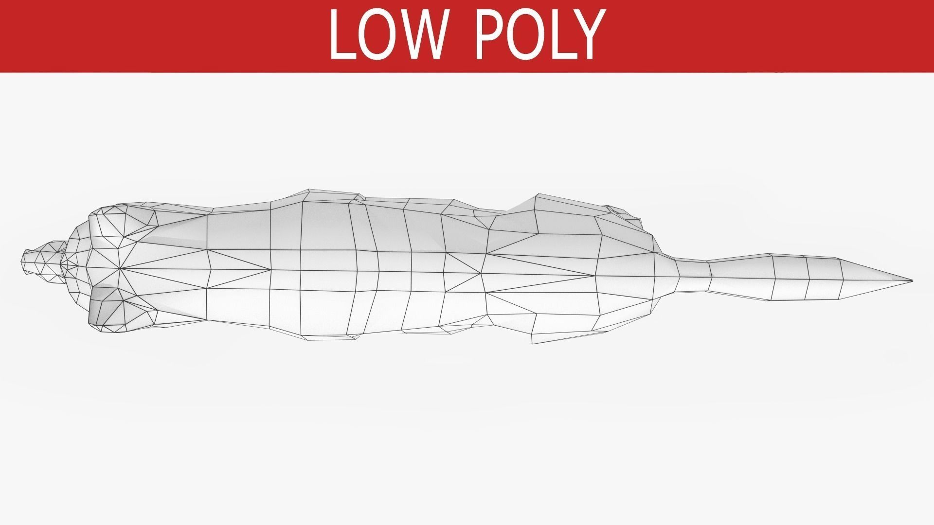 Wolf - Animated Low-poly 3D model_9