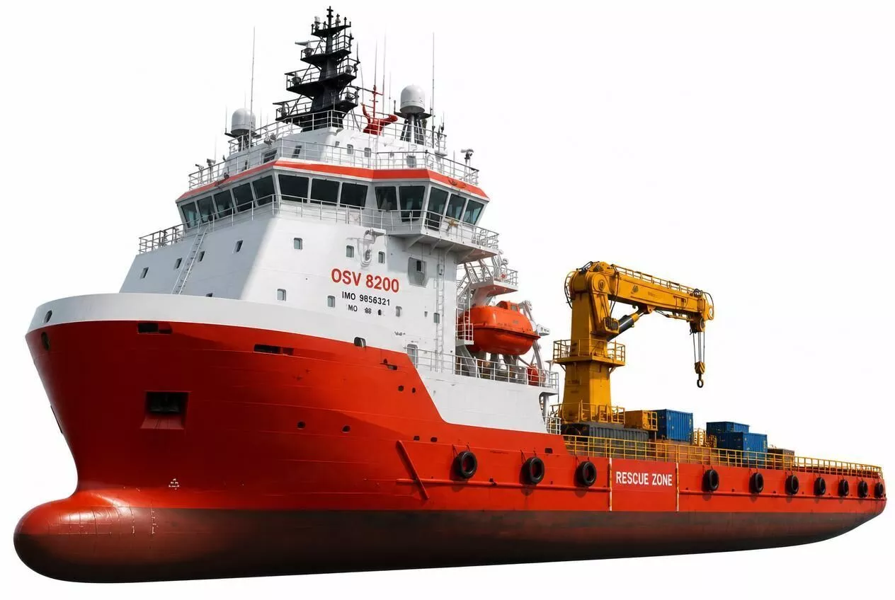 Offshore Supply Vessel 3D Model FBX With Textures Pack 3D model | CGTrader