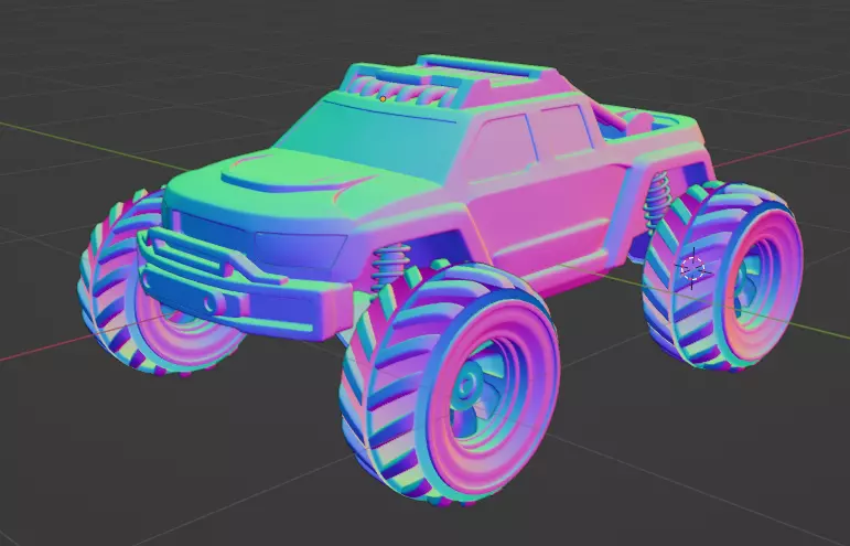 MONSTAR TRUCK 3D print model