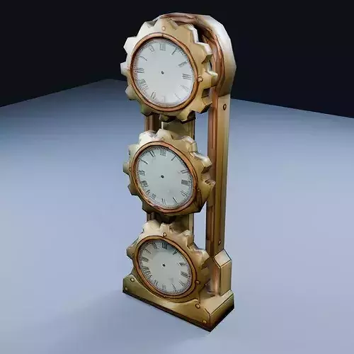 Blank Gear Rack Low Poly PBR Game Asset