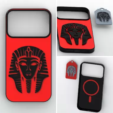 Ancient Pharaoh MagSafe Case 3D print model