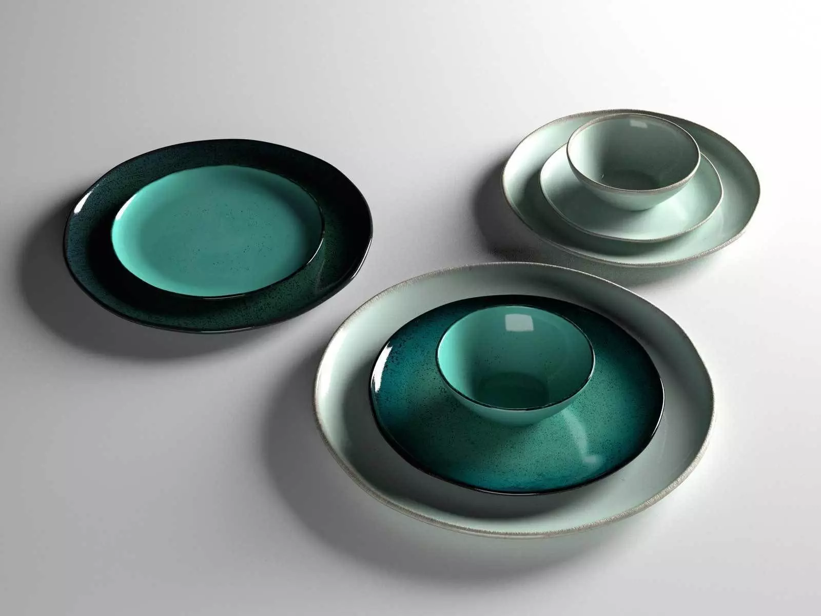 Aqua Plates 3D model_0