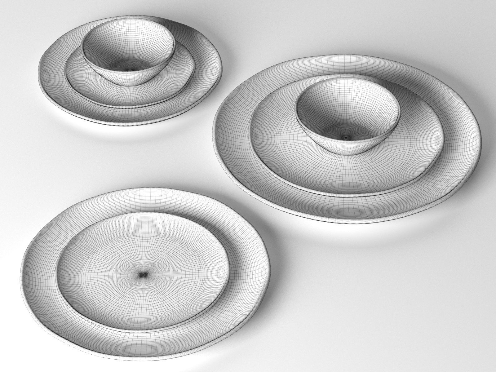 Aqua Plates 3D model_1