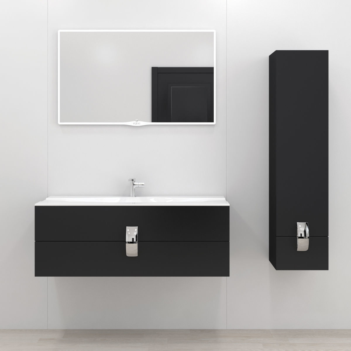 Furniture Set in the bathroom Miro eqloo 3D model_5