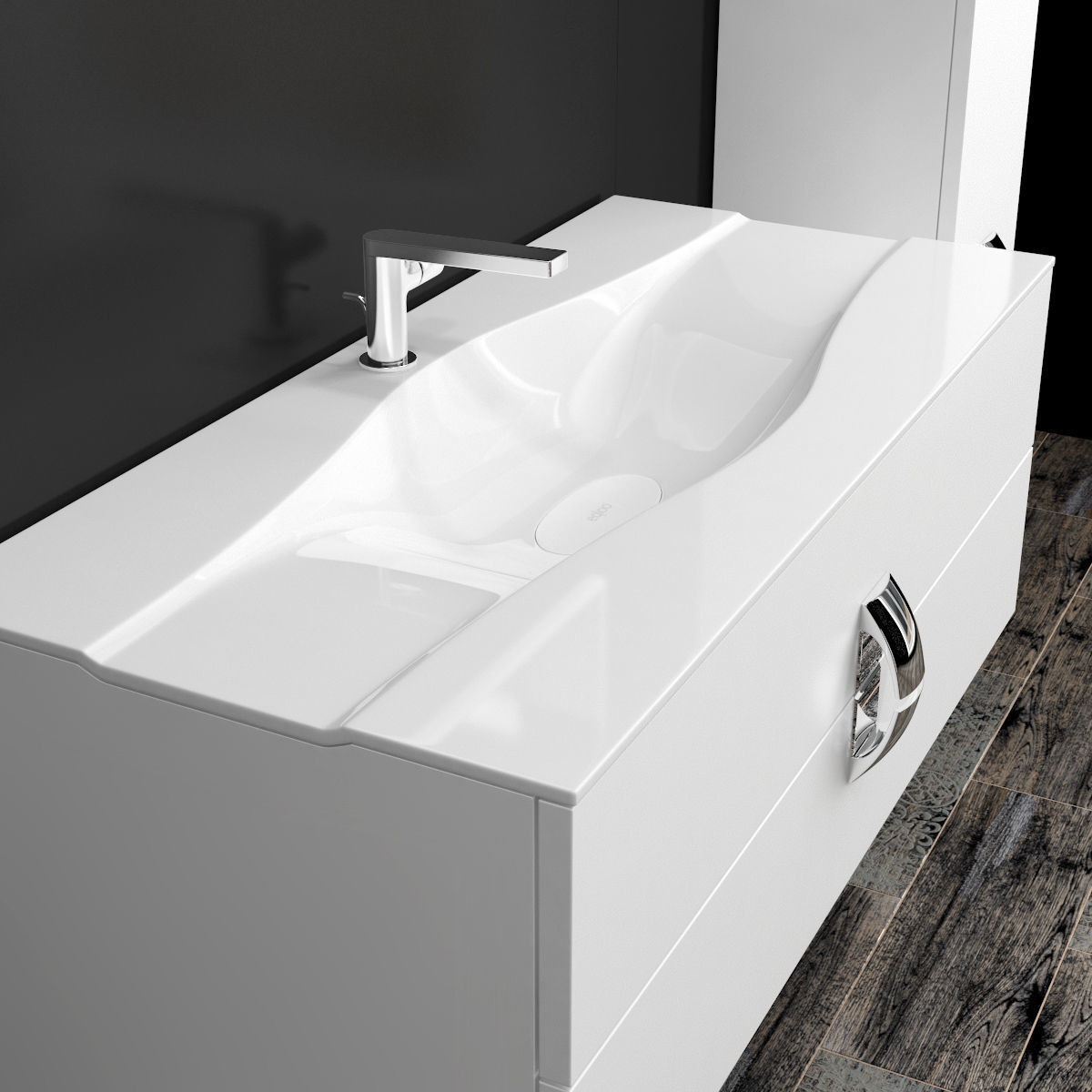 Furniture Set in the bathroom Miro eqloo 3D model_2