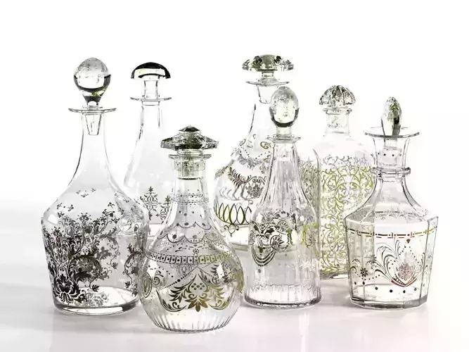 Vintage Bottle Set