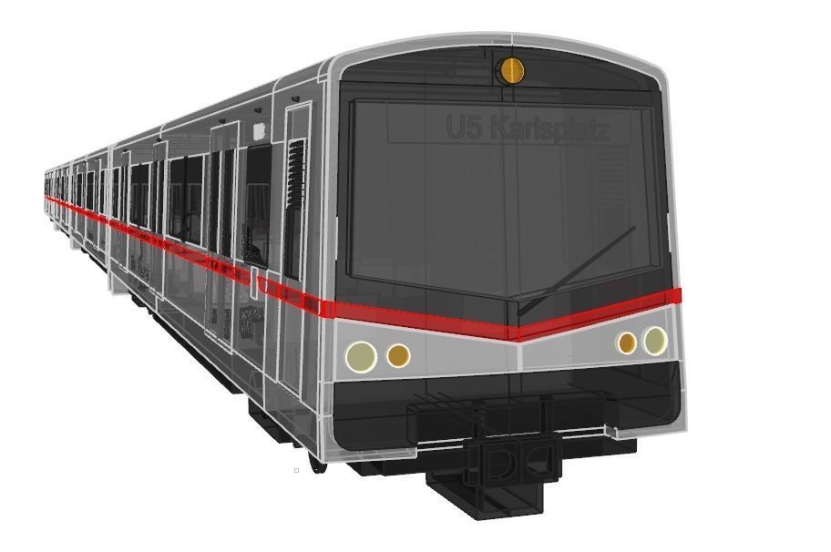 Metro Vienna - Wiener Linien 3D model_0