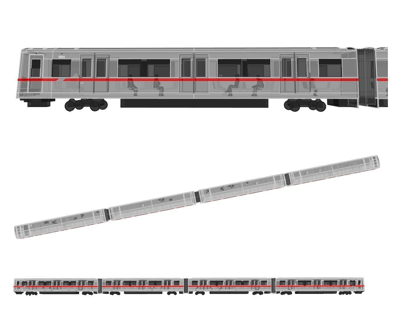 Metro Vienna - Wiener Linien 3D model_2