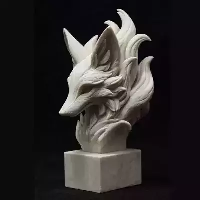 Kitsune Fox Bust STL