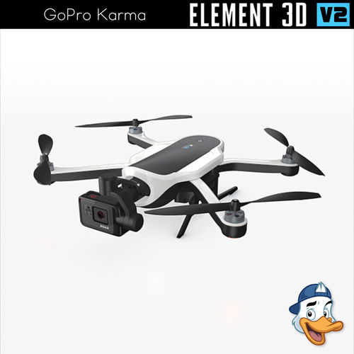GoPro Karma for Element 3D 3D model