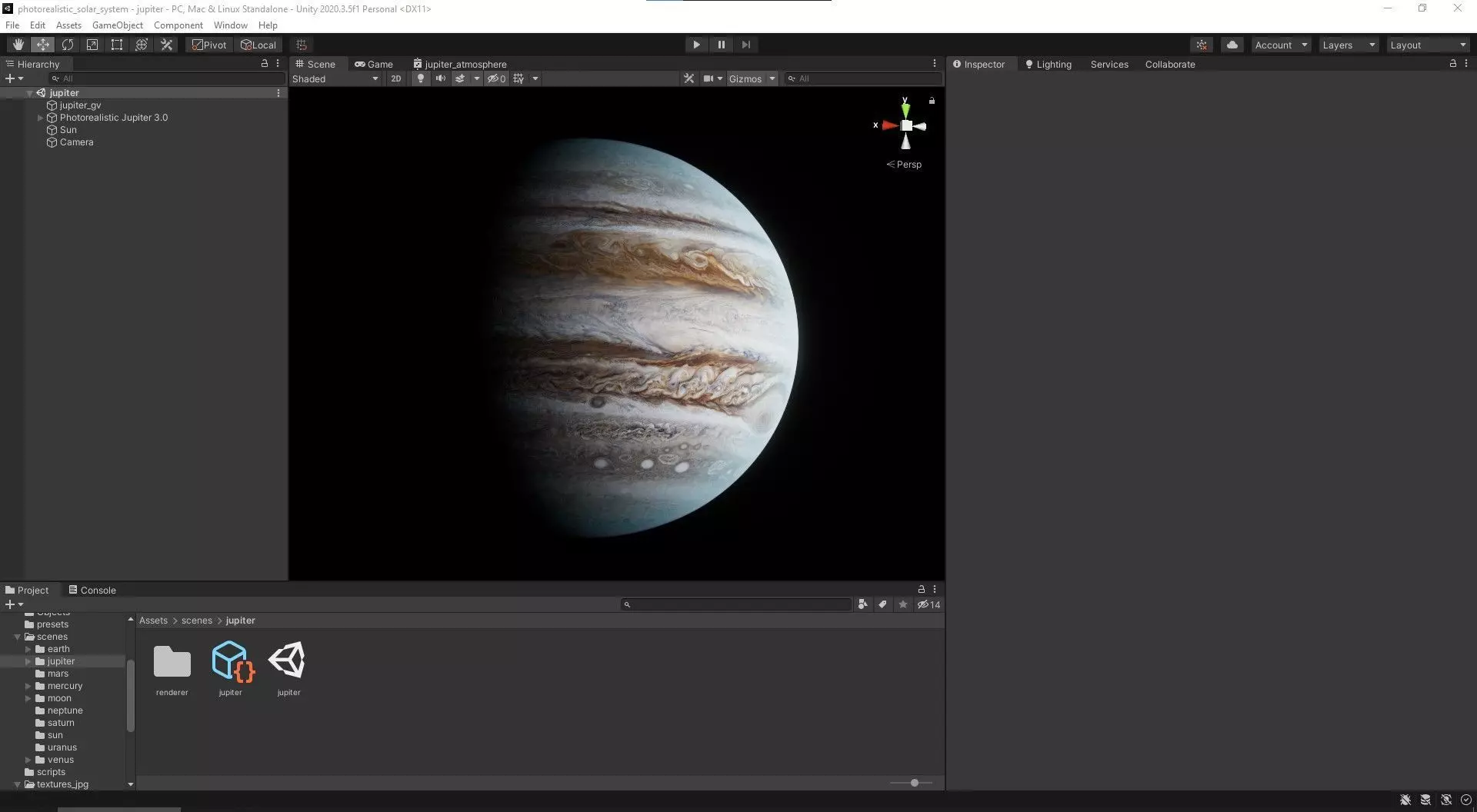 Jupiter 16K Photorealistic Low-poly 3D model_33