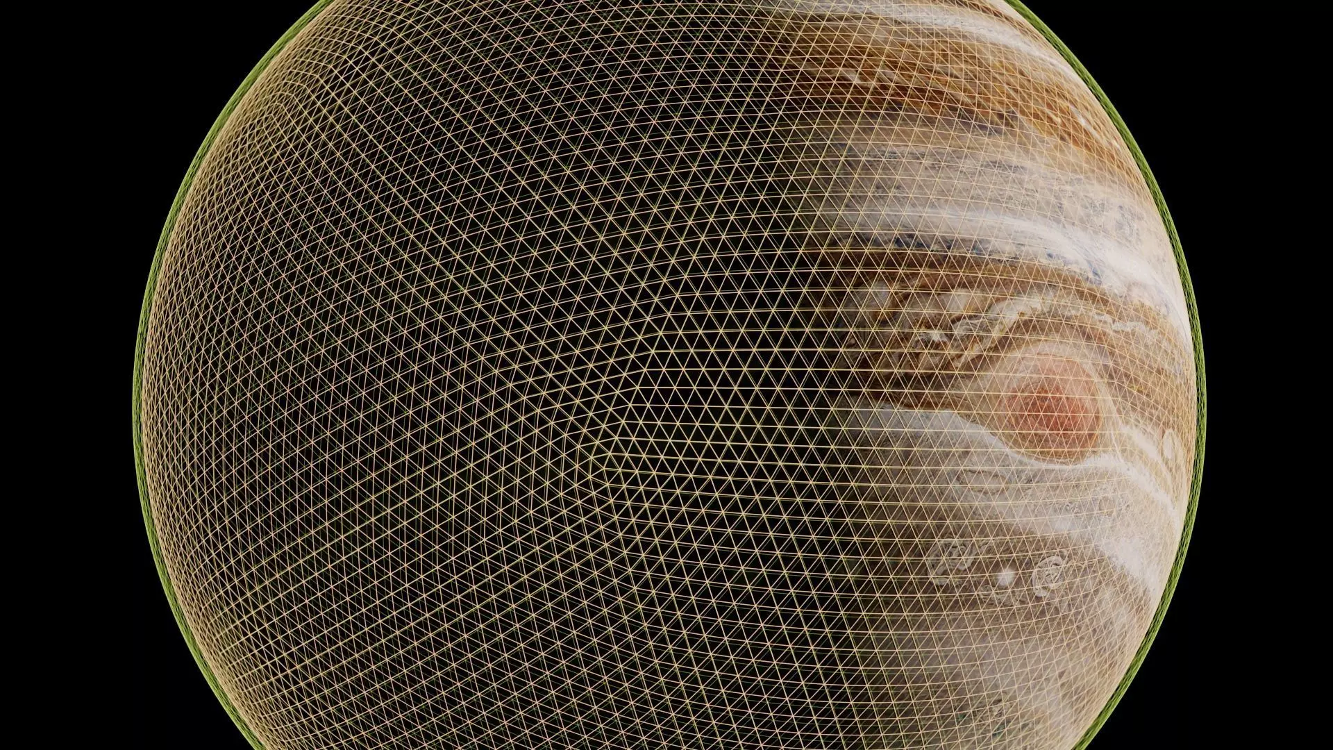 Jupiter 16K Photorealistic Low-poly 3D model_39