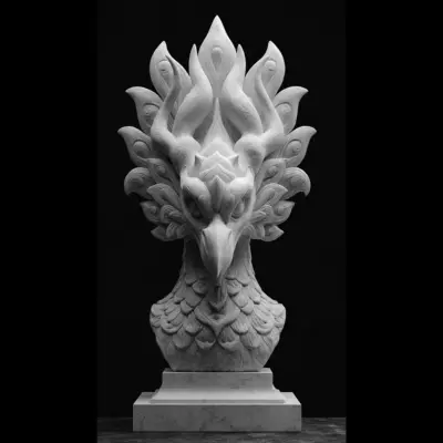 Phoenix Bust STL 3D print model