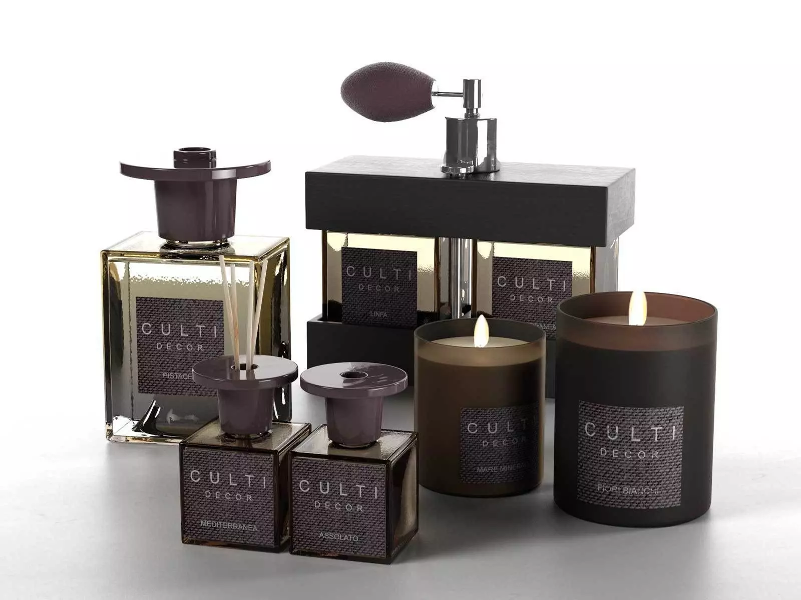 Culti Decor Perfume Set 3D model_0