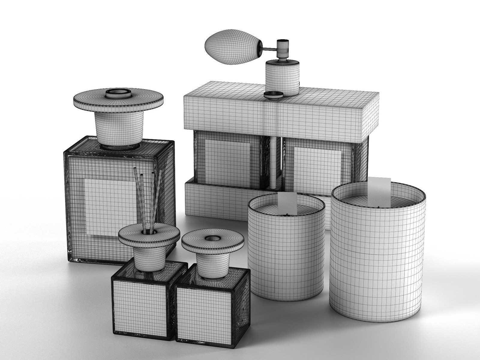 Culti Decor Perfume Set 3D model_1