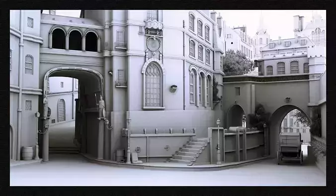 Old City 3D model
