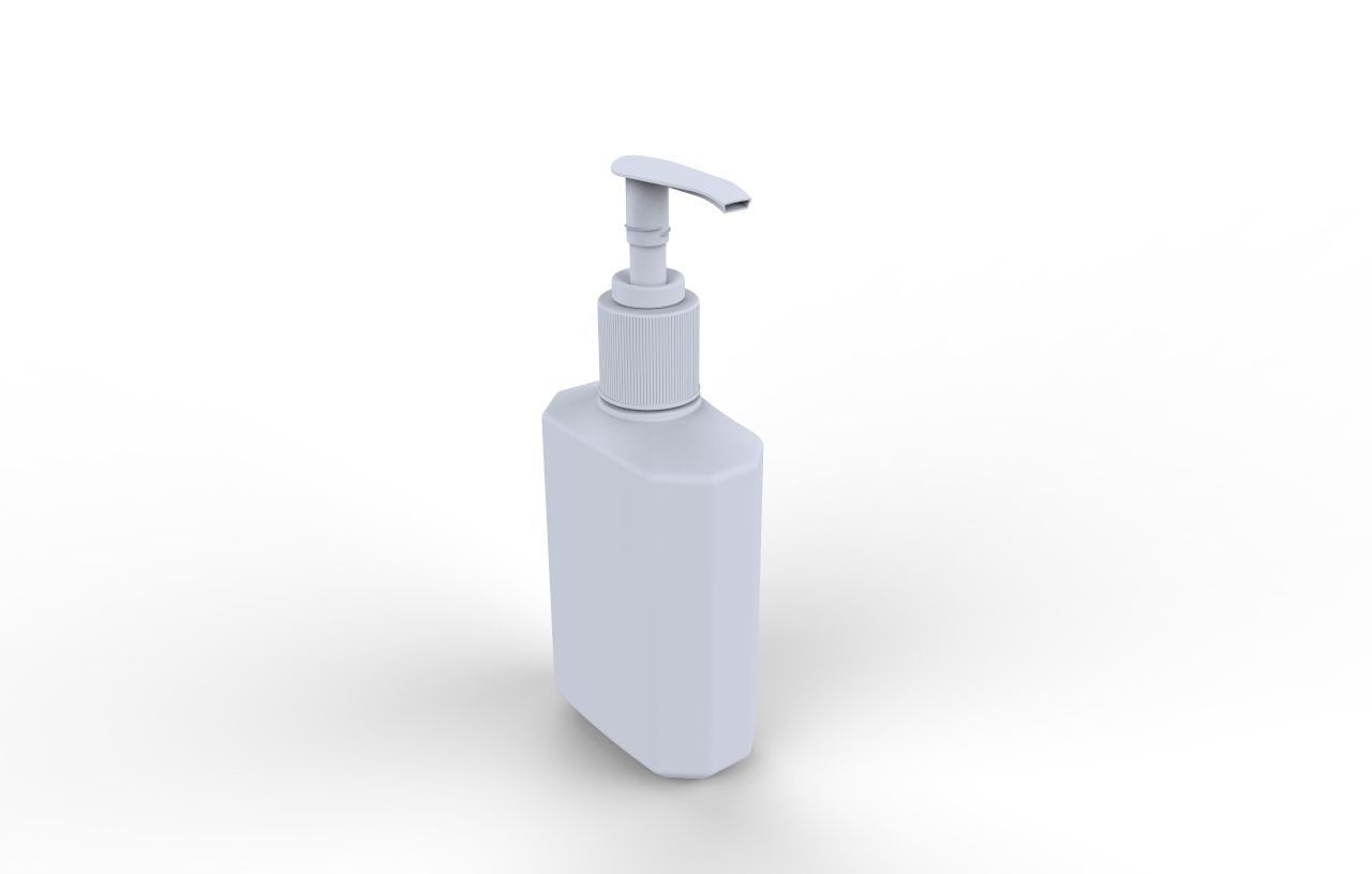 Purell Instant Hand Sanitizer 8oz Bottle  3D model_5