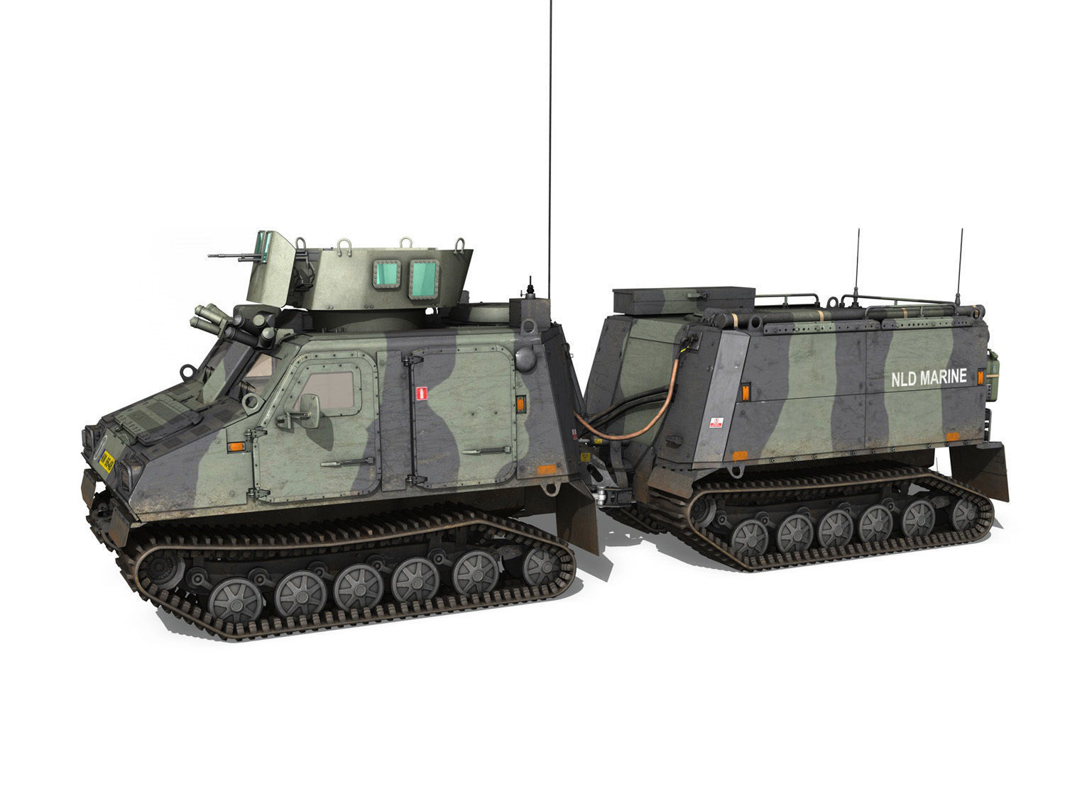 BVS10 Viking - Netherlands Marine Corps 3D model_2