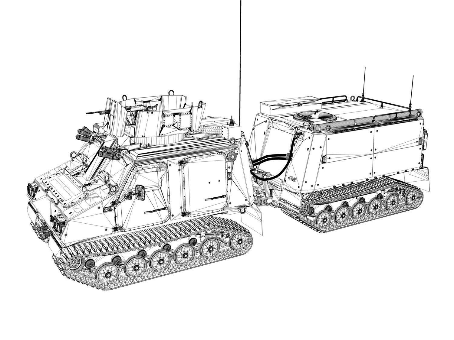 BVS10 Viking - Netherlands Marine Corps 3D model_11