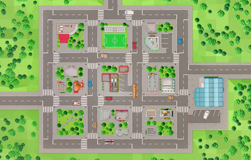 Low Poly Cartoon City Pack Low-poly 3D model_6