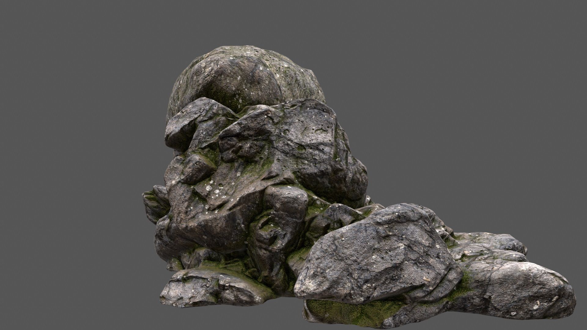 scull cave 36 Low-poly 3D model_5