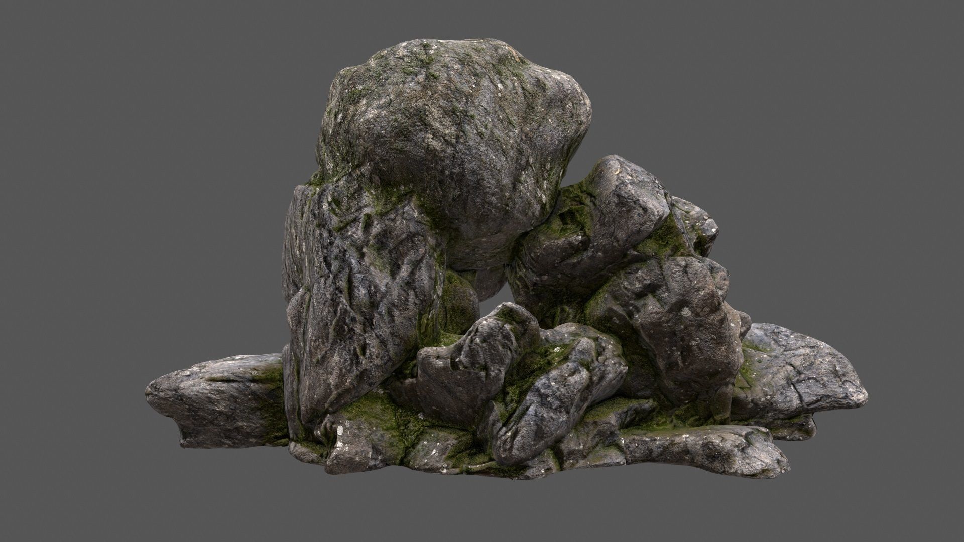 scull cave 36 Low-poly 3D model_10